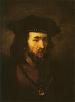 School of Rembrandt Portrait of a Man