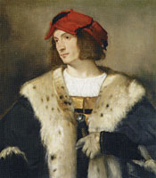 Titian Portrait of a Man in a Red Cap