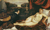 Titian Venus with a Organist and a Dog
