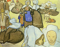 Vincent van Gogh after Emile Bernard Breton Women