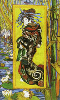 Vincent van Gogh after Kesaï Yeisen Japonaiserie: Oiran
