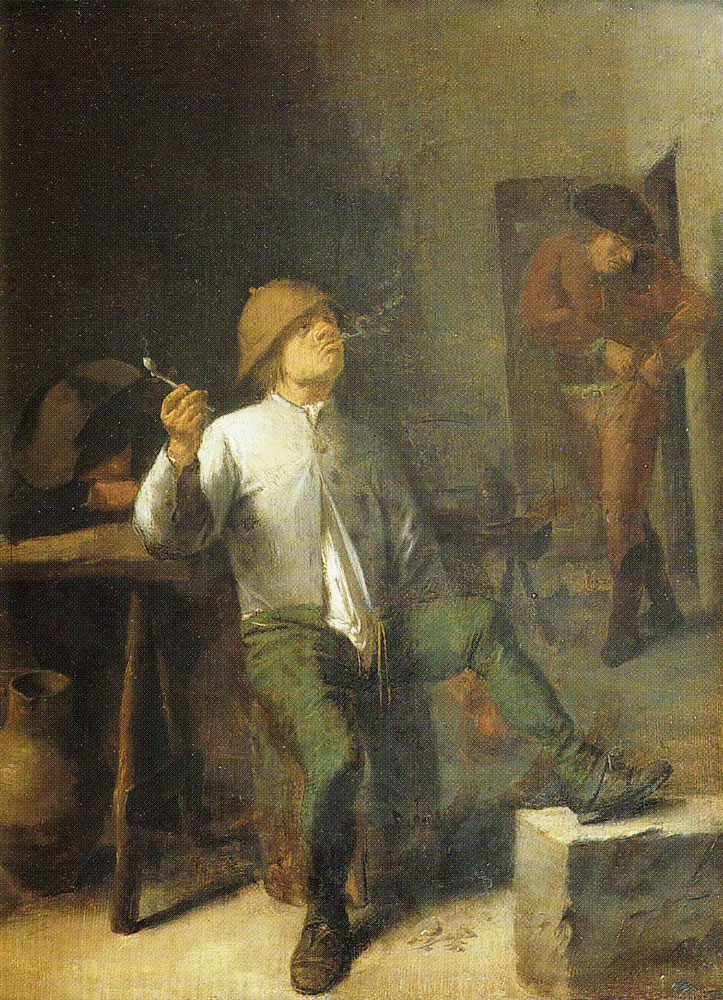 Adriaen Brouwer - The smoker, or The smell