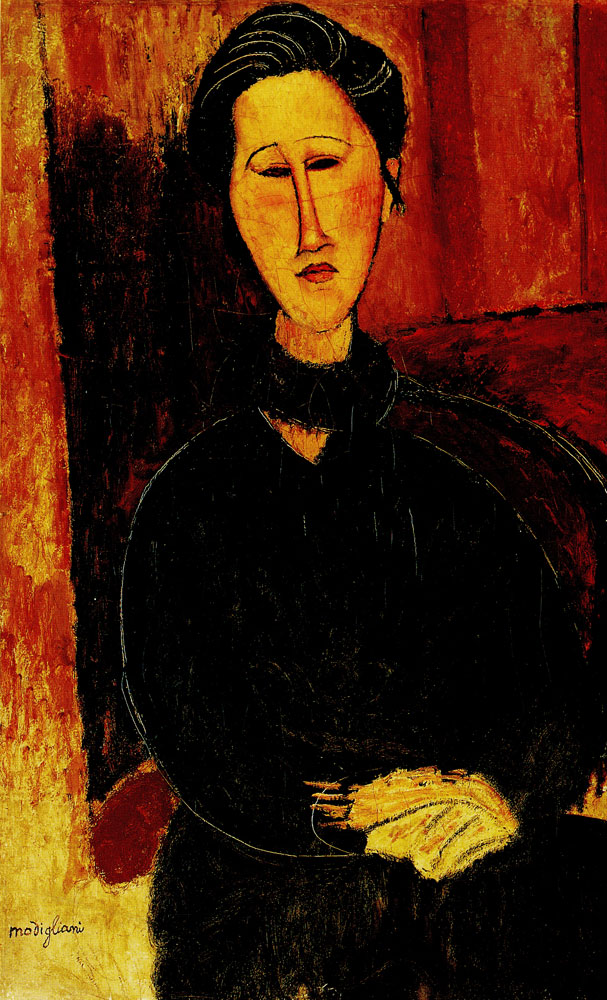 Amedeo Modigliani - Portrait of Anna (Hanka) Zborowska