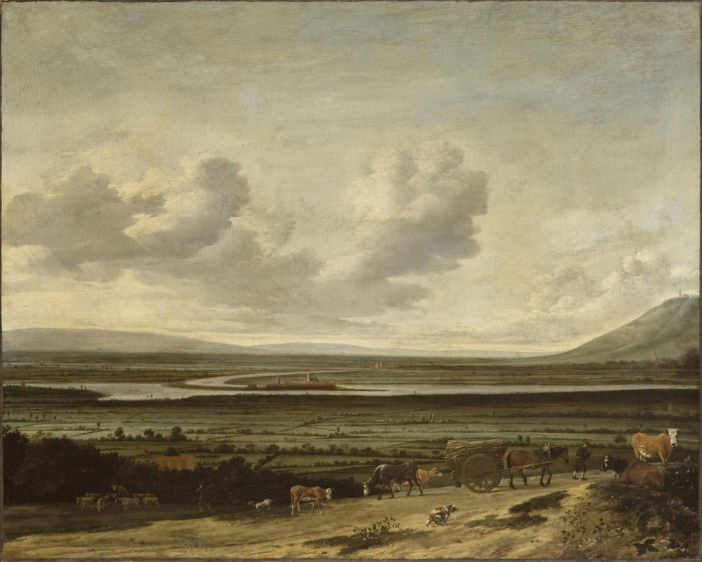 Anthonie van Borssom - View of Schenkenschanz, with the Eltenberg, near Emmerich