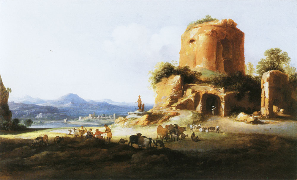 Bartholomeus Breenbergh - Landscape with Ruins