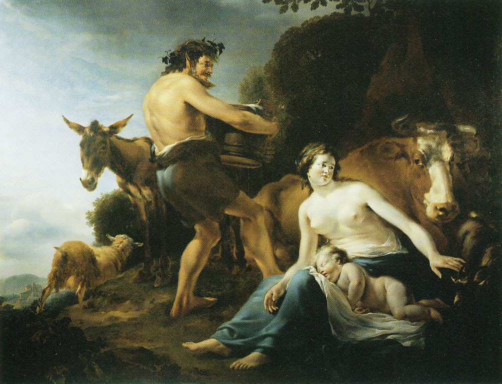 Claes Berchem - The infancy of Zeus