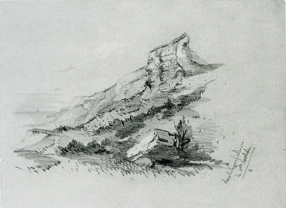 Claude Monet - Cliff at Sainte-Adresse