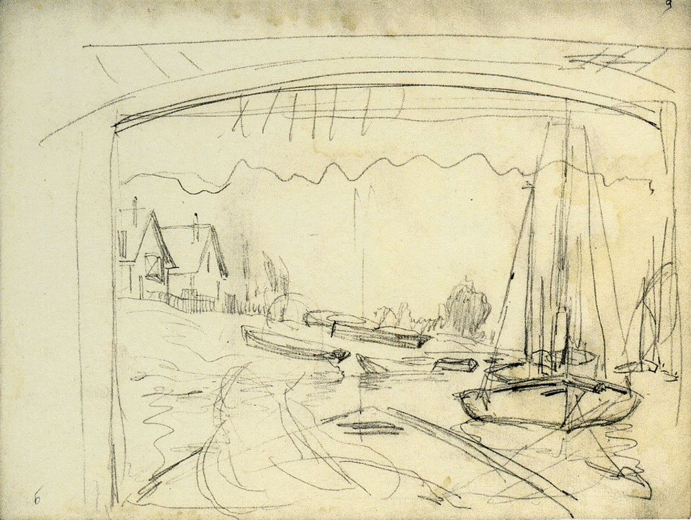 Claude Monet - In the Studio Boat in Front of Petit Gennevilliers