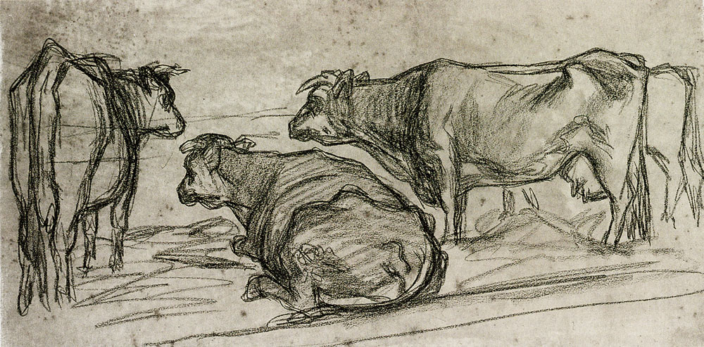 Claude Monet - Study of Cows