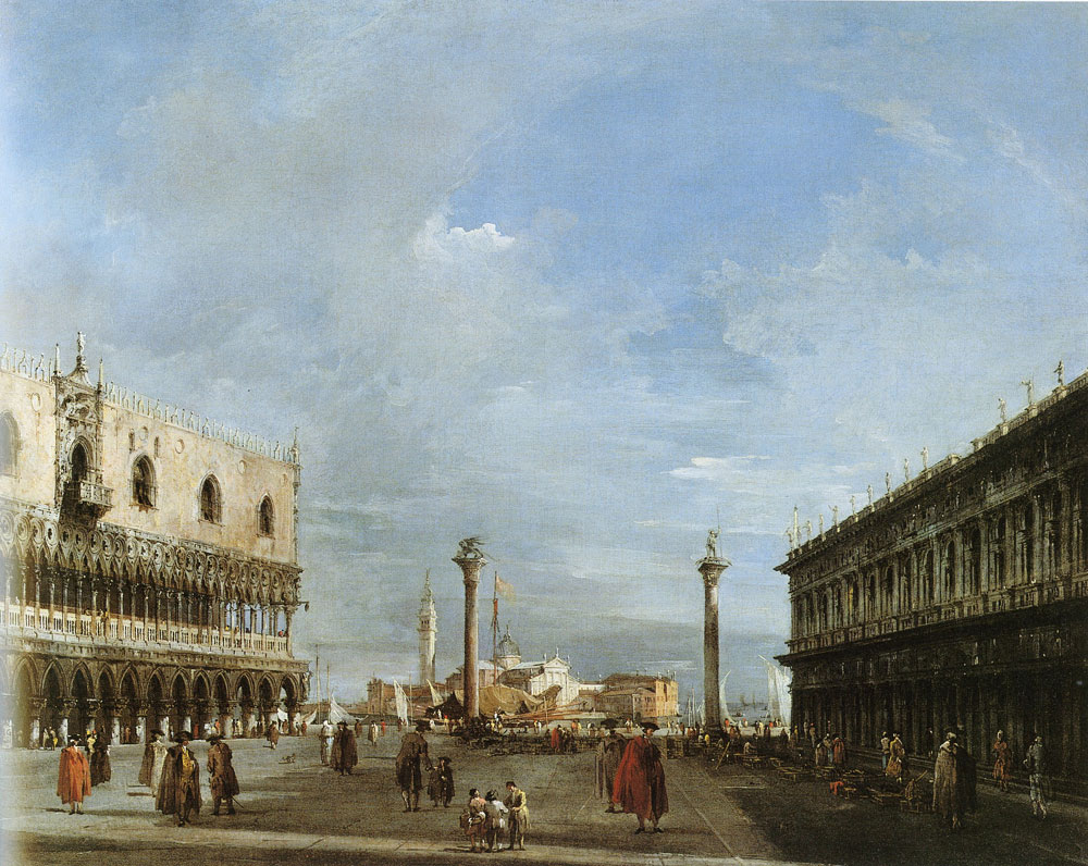 Francesco Guardi - The 'Piazzetta' of San Marco looking towards San Giorgio Maggiore