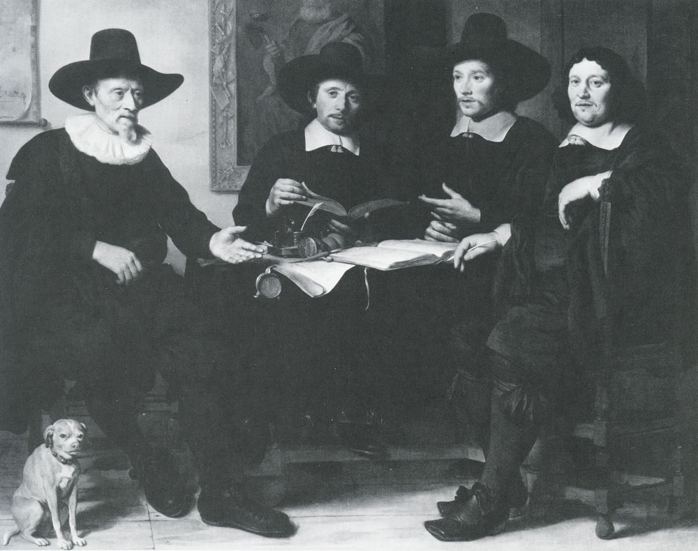 Gerbrand van den Eeckhout - Four Officers of the Amsterdam Coopres' and Wine-rackers' Guild