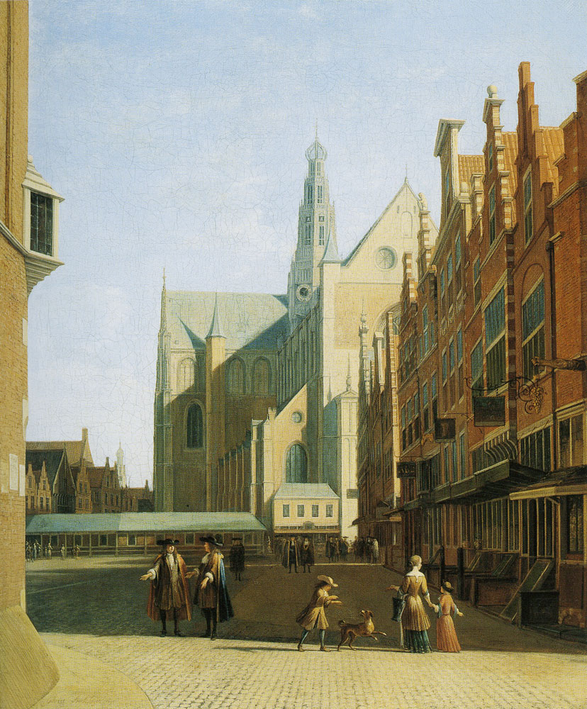 Gerrit Adriaensz. Berckheyde - View of the Grote Kerk in Haarlem