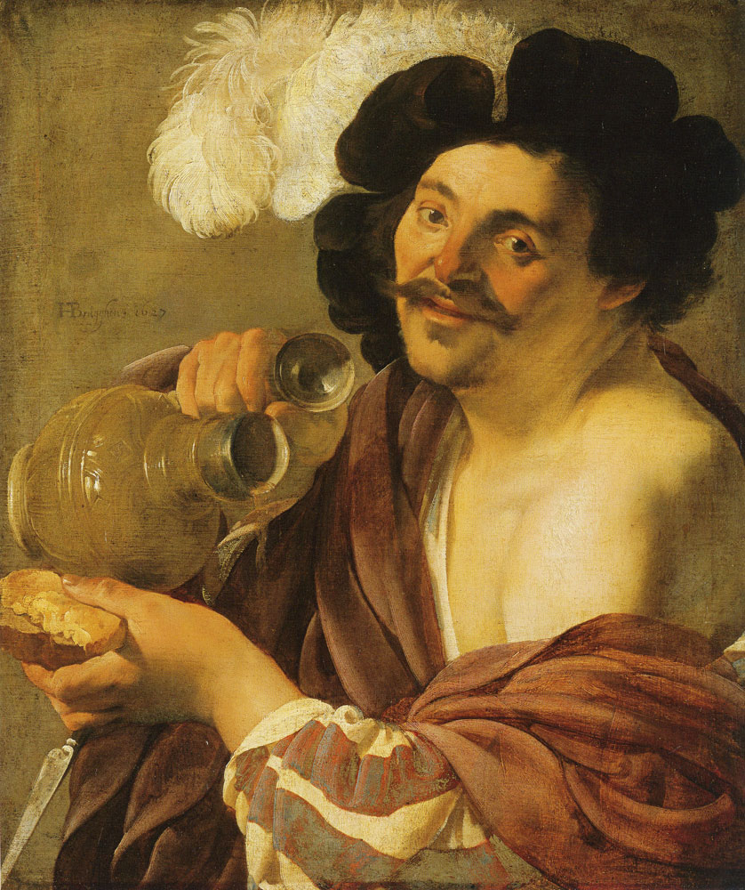 Hendrick ter Brugghen - Man with a Tankard and Bread