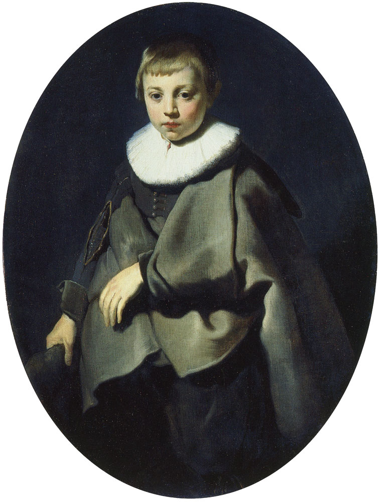 Jacob Backer - Portrait of a Boy in Grey