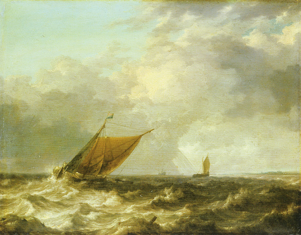 Julius Porcellis (?) - Storm at sea