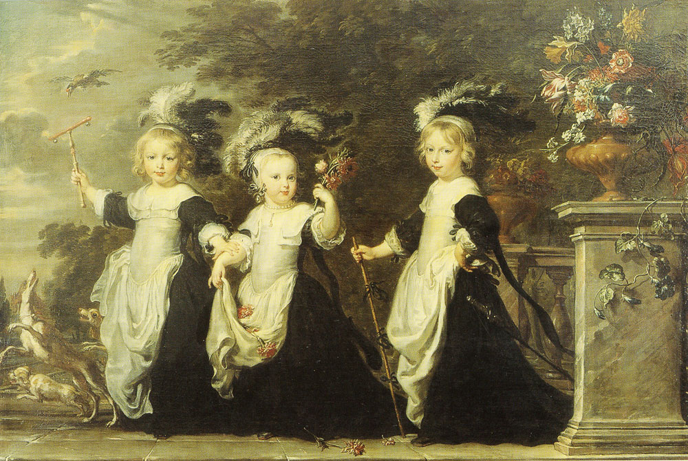 Justus van Egmont - Alexander, Jan-Cornelis and Maria-Aldegonda Goubau
