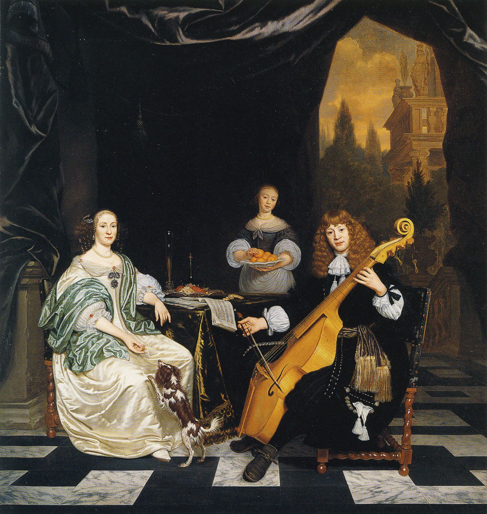 Michiel van Musscher - The Sinfonia (Family Portrait)