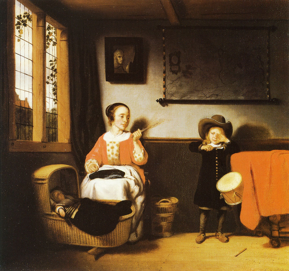 Nicolaes Maes - The Naughty Drummer