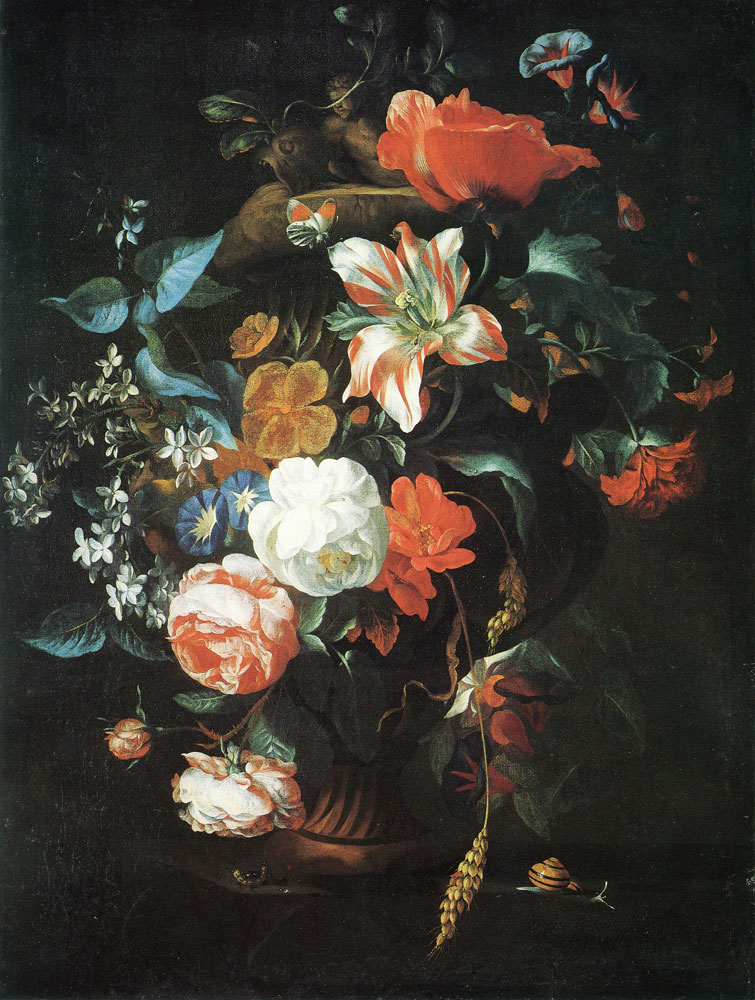 Philip van Kouwenbergh - Flowers in a Vase