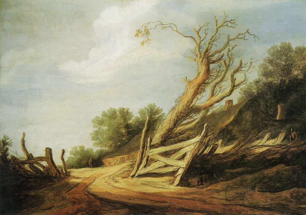 Pieter Molijn - Landscape with Open Gate