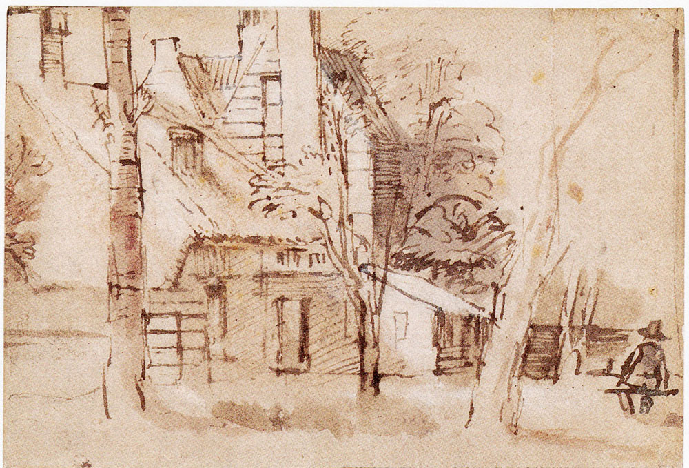 Pieter de With - Farmhouse among trees