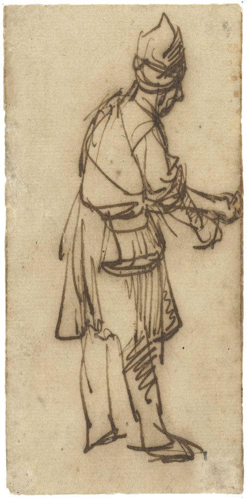 Rembrandt - Beggar with His Arms Extended