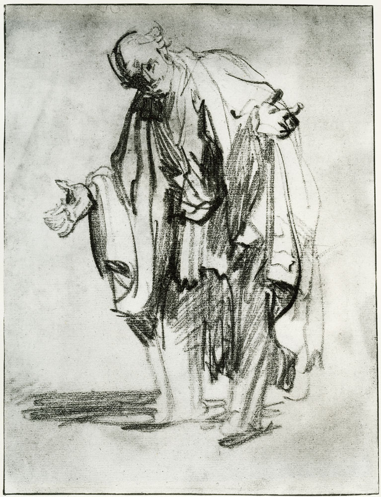 Rembrandt - Old Man with His Arms Extended
