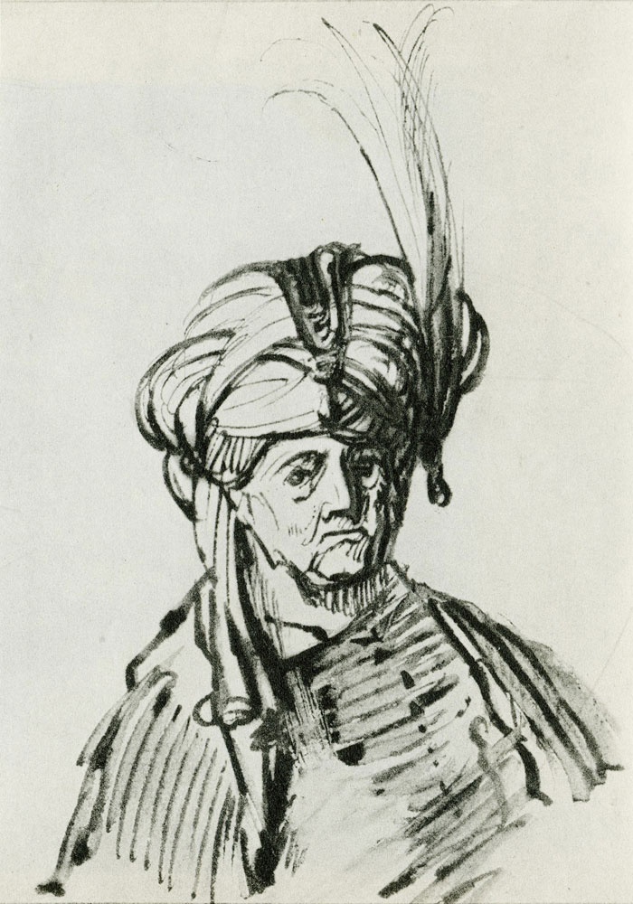 Rembrandt - Bust of an Oriental in a Turban