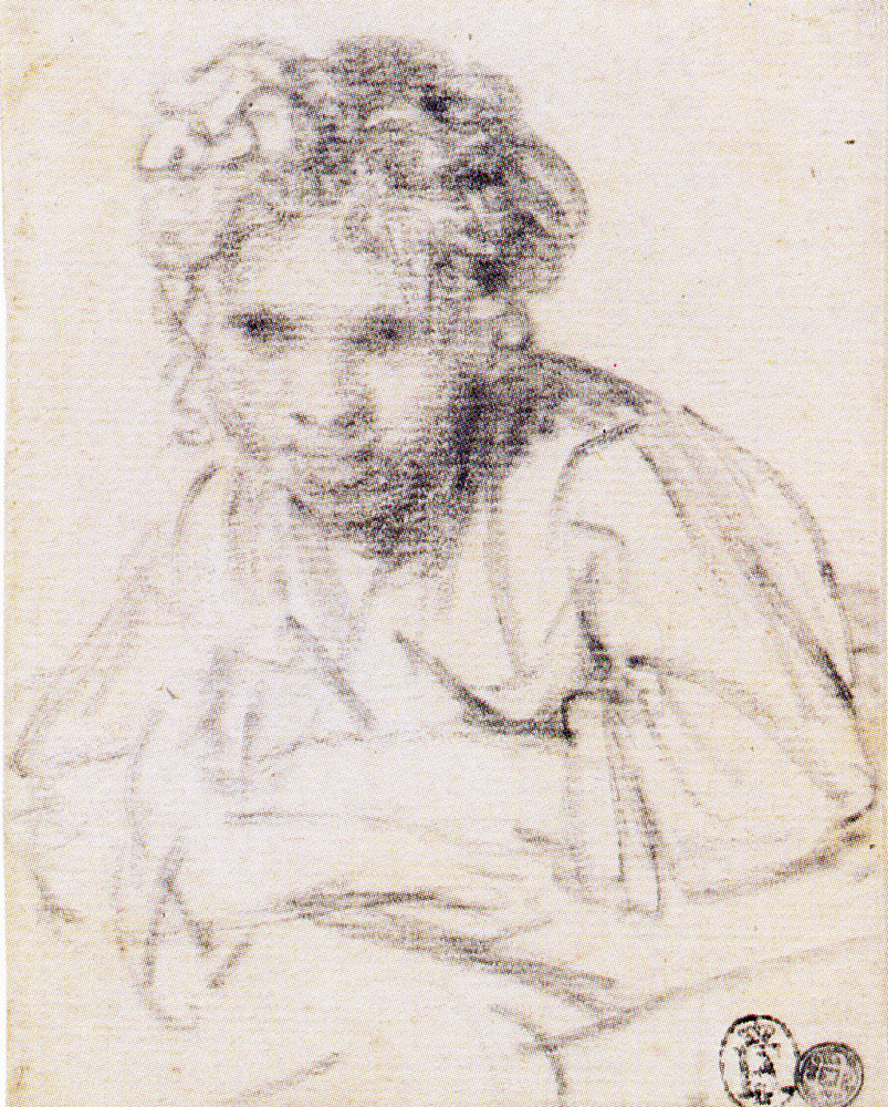Rembrandt - A Study for a Girl at a Window