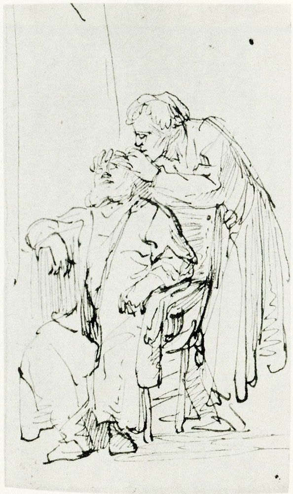 Rembrandt - Tobias Curing the Old Tobit