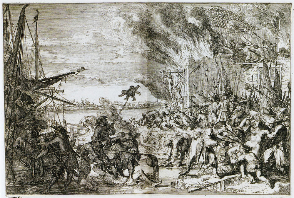 Romeyn de Hooghe - The Destruction of Bodegraven and Zwammerdam