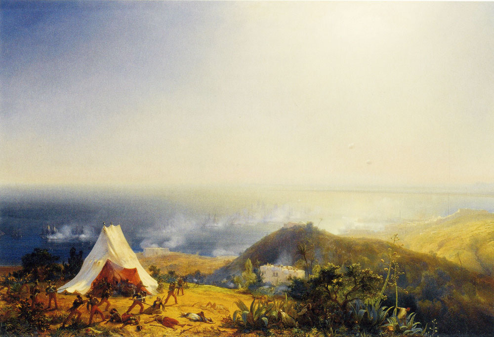 Theodore Gudin - The Attack on Algiers by Sea, 29 June 1830