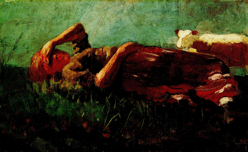 Winslow Homer - Shepherdess Resting