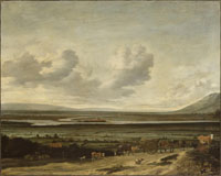 Anthonie van Borssom View of Schenkenschanz, with the Eltenberg, near Emmerich
