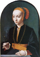 Bartholomäus Bruyn the Elder Portrait of a young woman
