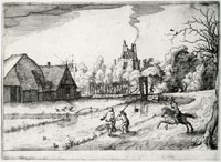 Claes Jansz. Visscher Jan Deyman's country house and orchard