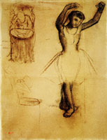 Edgar Degas Dancer Standing
