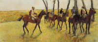 Edgar Degas Hacking to the Track