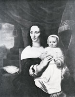 Ferdinand Bol Johanna de Geer with her daughter Cecilia