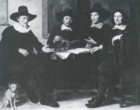 Gerbrand van den Eeckhout Four Officers of the Amsterdam Coopres' and Wine-rackers' Guild