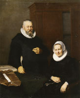 Jacob Backer Portrait of a 62-Year Old Couple