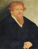 Lucas Cranach the Younger Portrait of a man with a red beard