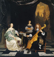 Michiel van Musscher The Sinfonia (Family Portrait)