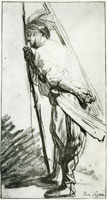 Rembrandt Study of an Archer
