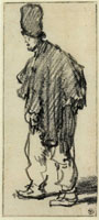 Rembrandt Beggar in a High Cap