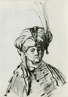 Rembrandt Bust of an Oriental in a Turban