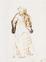 Rembrandt A Scolding Woman