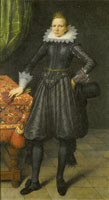 Attributed to Salomon Mesdach Portrait of Sir Peter Courten