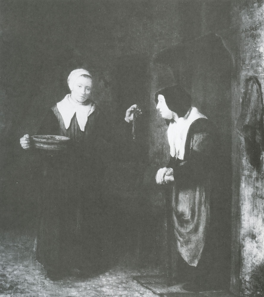 Abraham van Dijck - A Woman Selling Herring