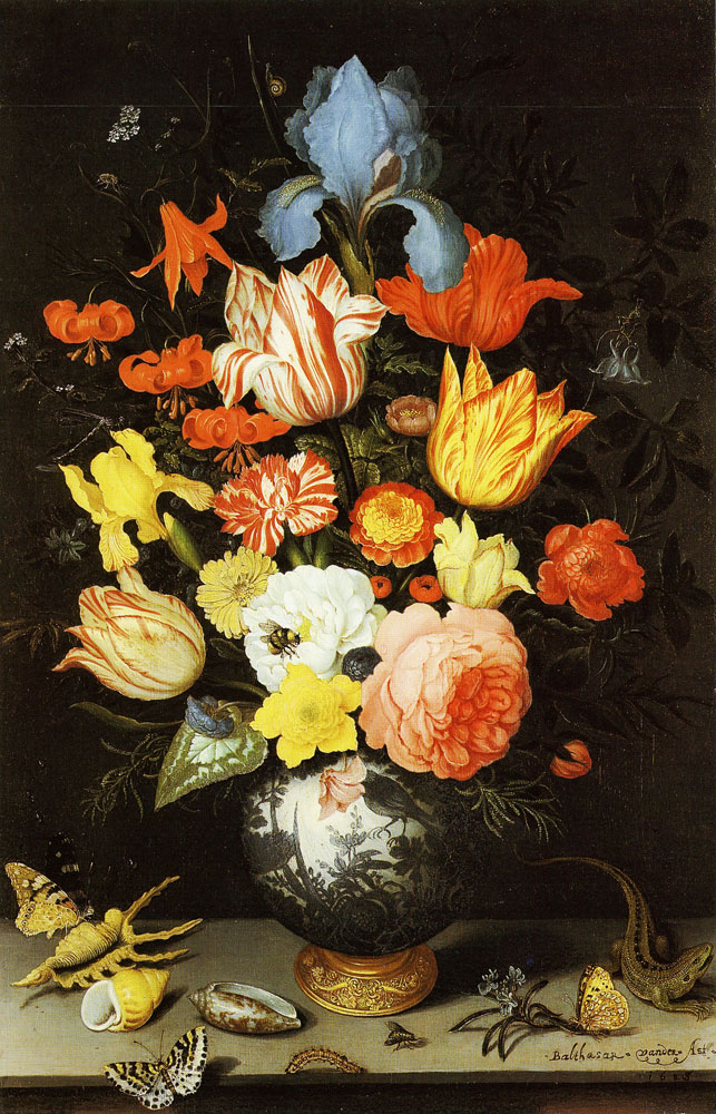 Balthasar van der Ast - Flowers in a Chinese Vase